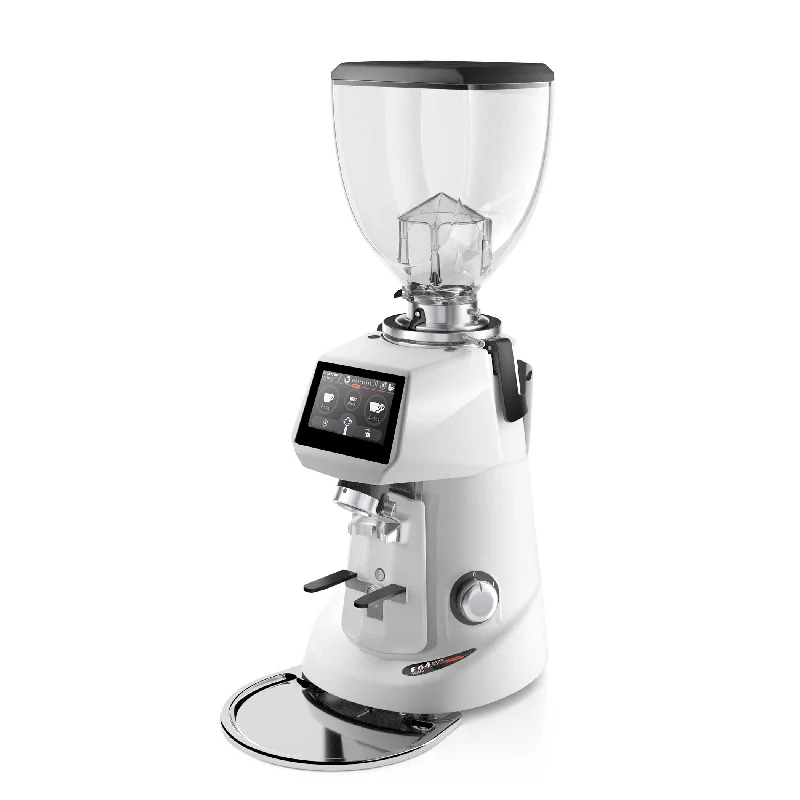 best thermal mugs for coffee enthusiasts-Fiorenzato F64 EVO PRO SENSE On Demand GBW Espresso Grinder - Arctic White