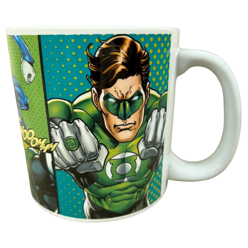 eco-friendly coffee mugs for outdoor use-Green Lantern Oversized Mug Vandor