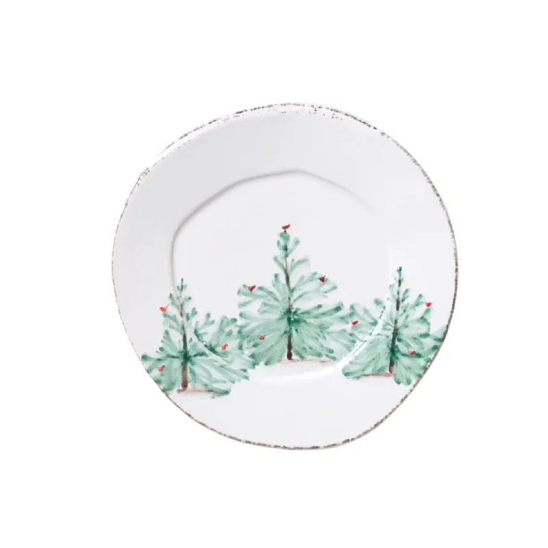 best coffee cups for tea drinkers-Lastra Holiday Salad Plate