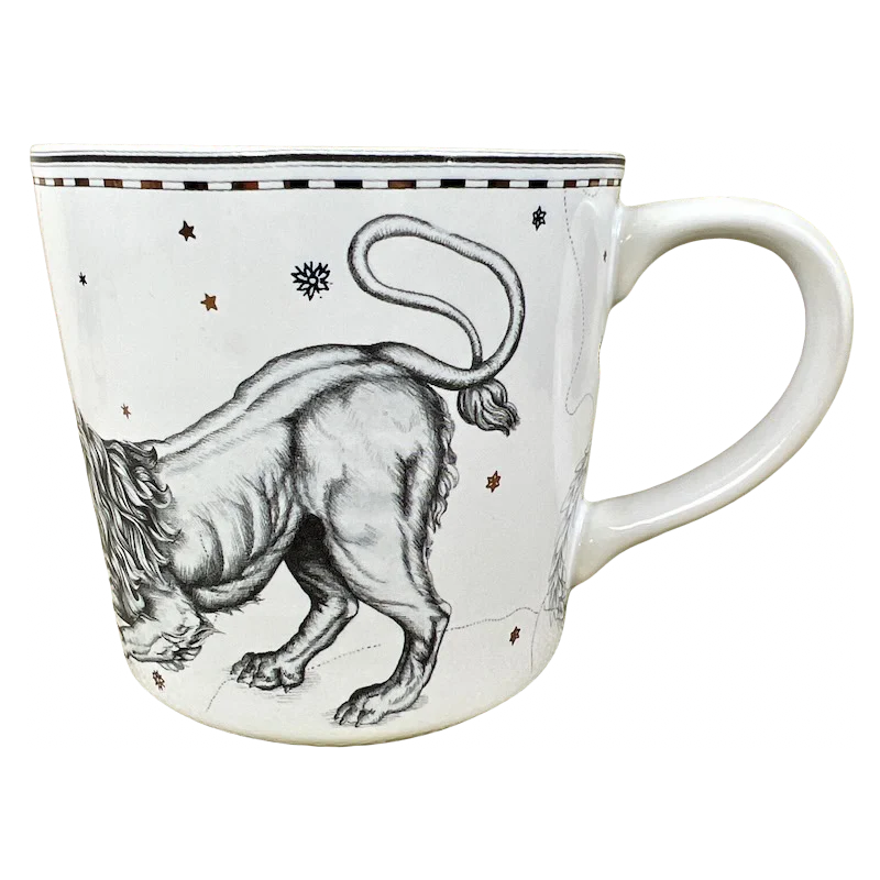 insulated coffee mugs for busy mornings-LEO Astrology Zodiac Mug Williams Sonoma