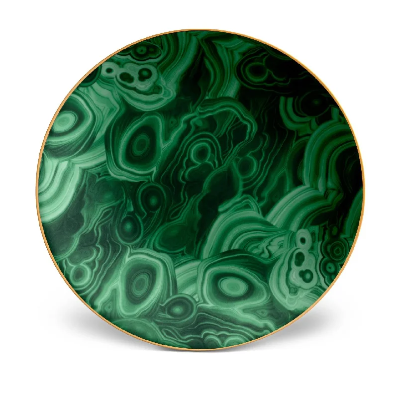 travel coffee mugs for all temperatures-Malachite Charger/Cake Plate