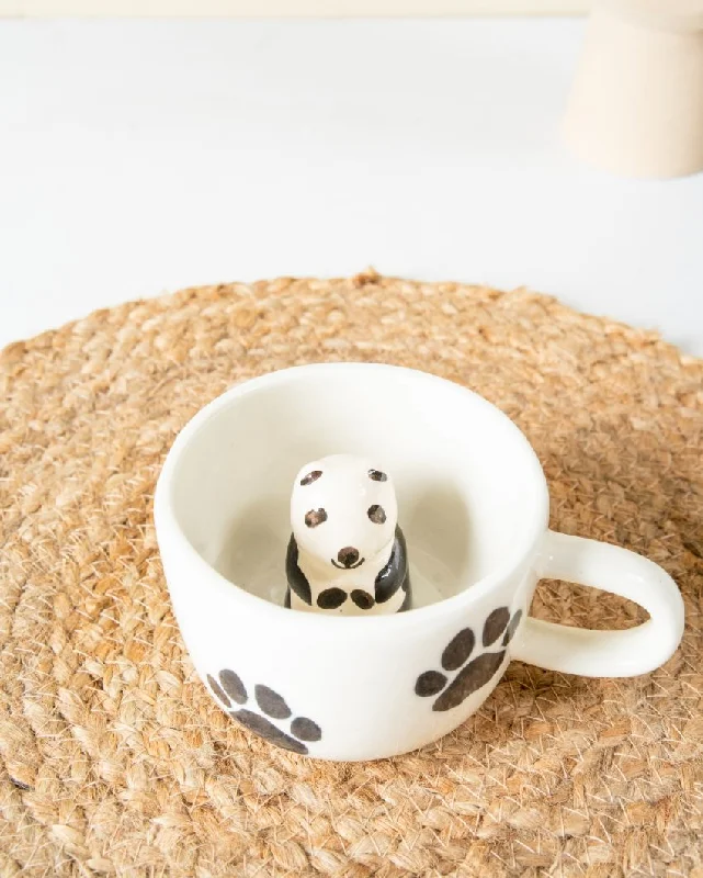 funny mugs for family gatherings-Panda Paws Mug