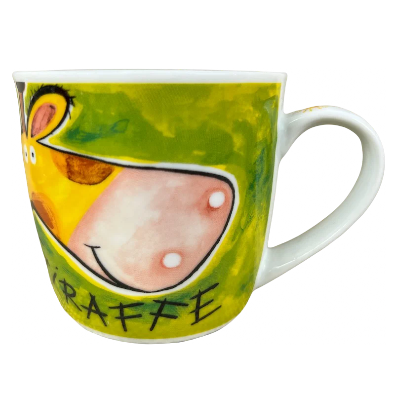 unique ceramic mugs for home use-Phoenix Zoo Giraffe Mug Customsouvenir