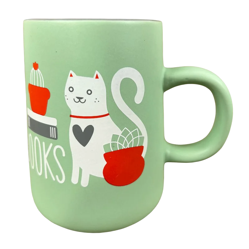 best coffee cups for office meetings-Powell's City Of Books Cat Mug