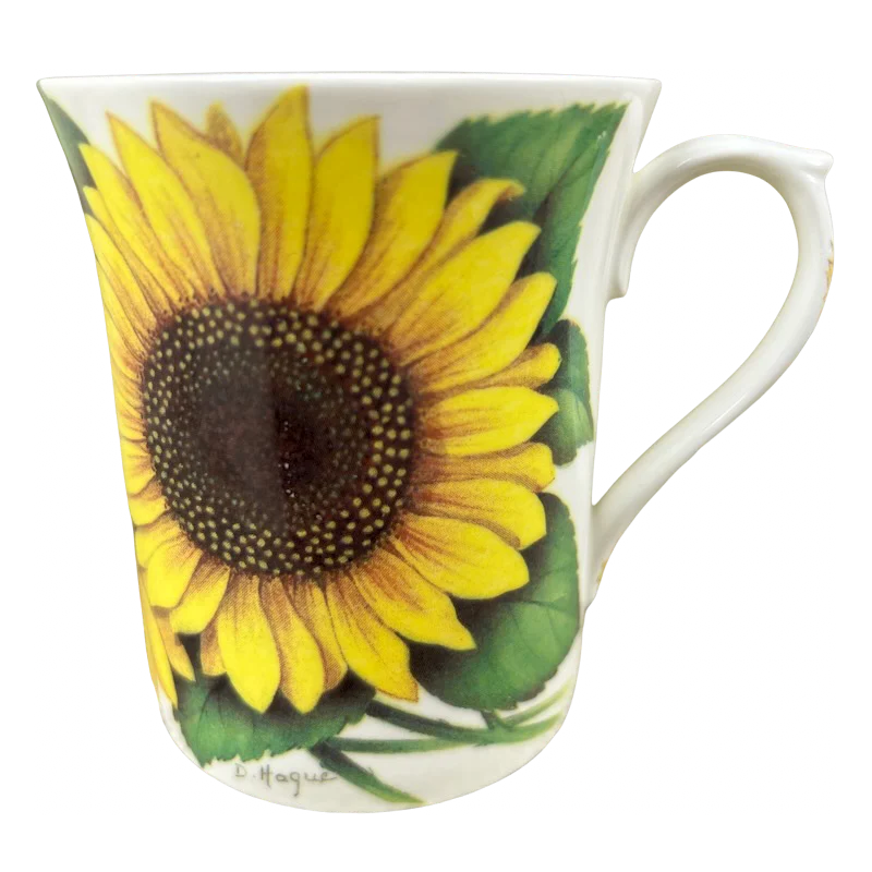 funny mugs for family gatherings-Sunflower Doug Hague Mug Royal Stuart