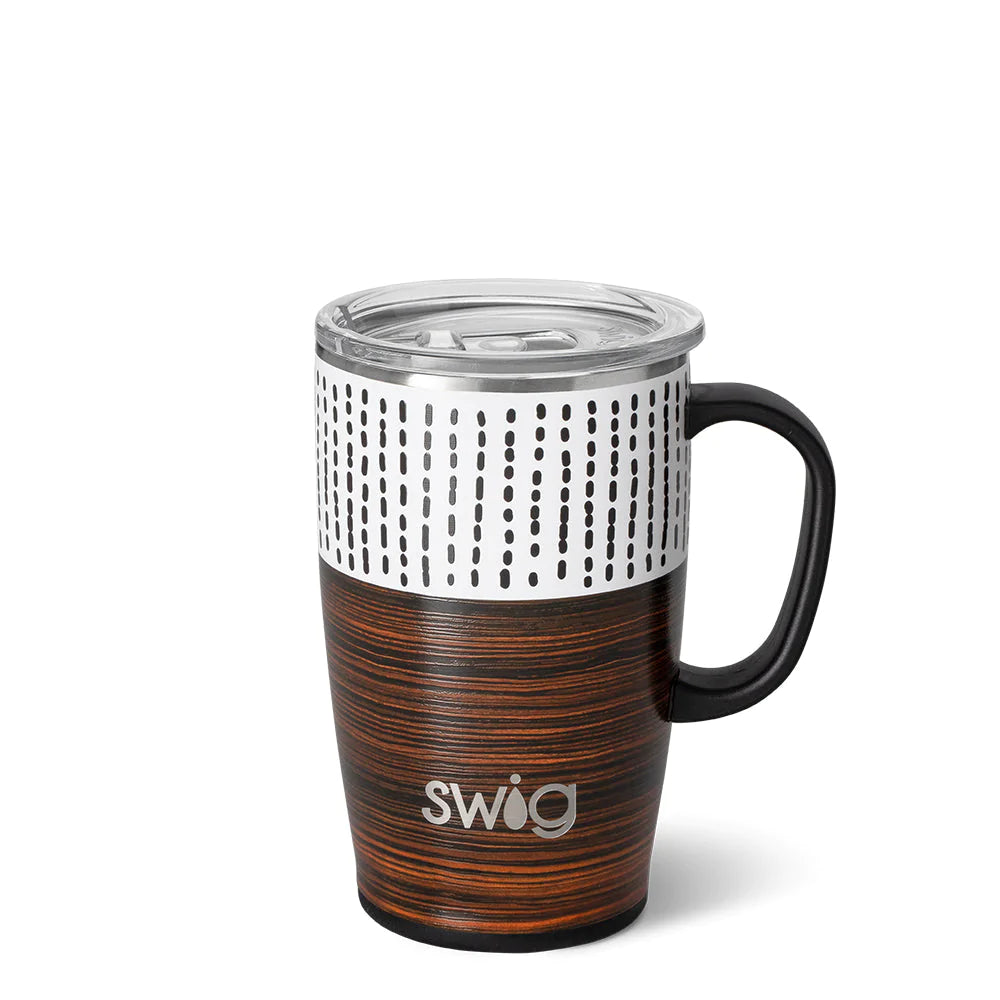 high-quality stainless steel mugs for tea-Swig Artisan Travel Mug (18 oz)