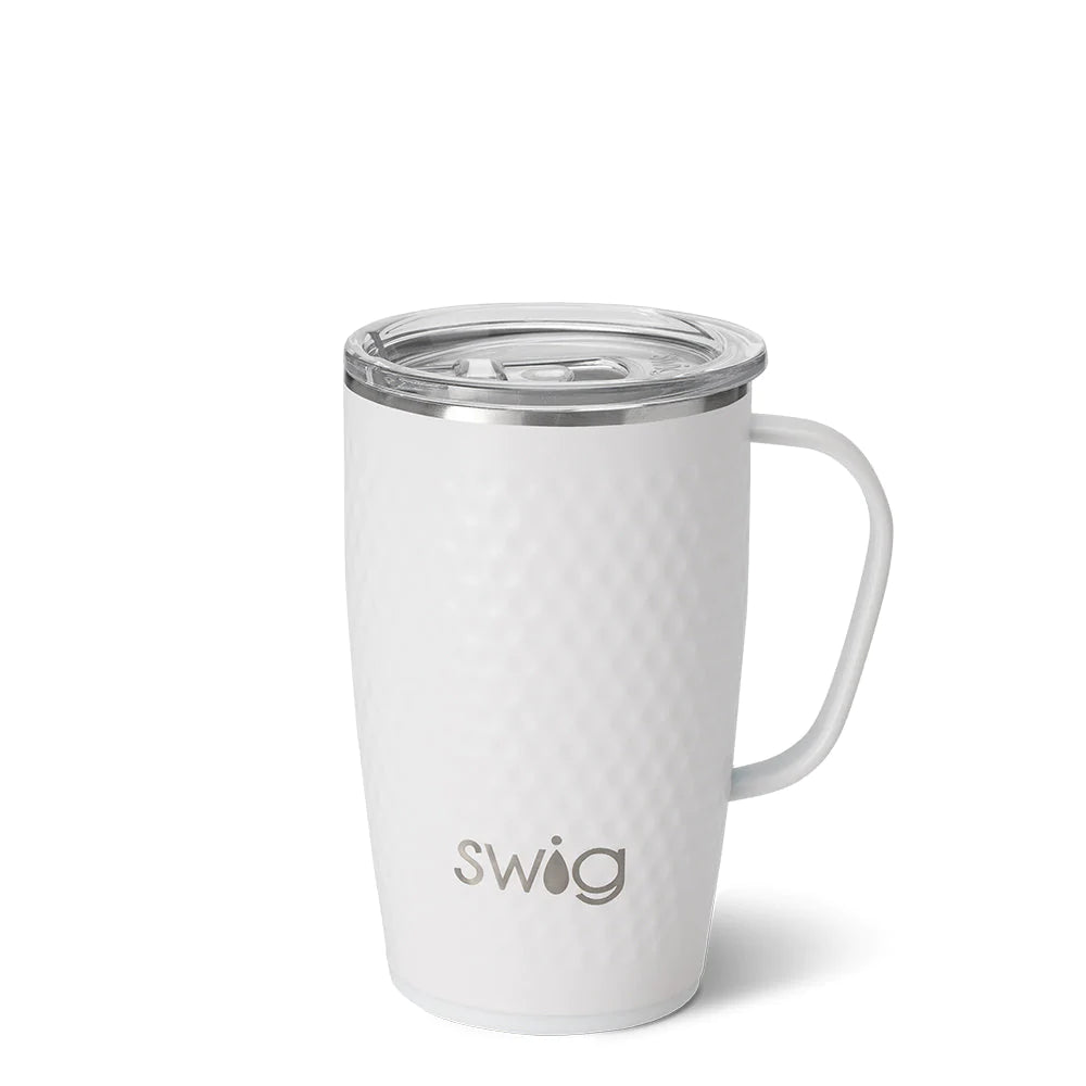 large tea mugs for winter mornings-Swig Golf Partee Travel Mug (18 oz)