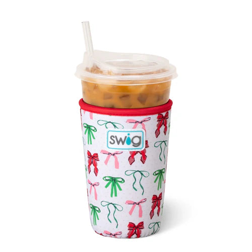 insulated tea mugs for daily use-Swig Life Holiday/Winter Iced Cup Coolies