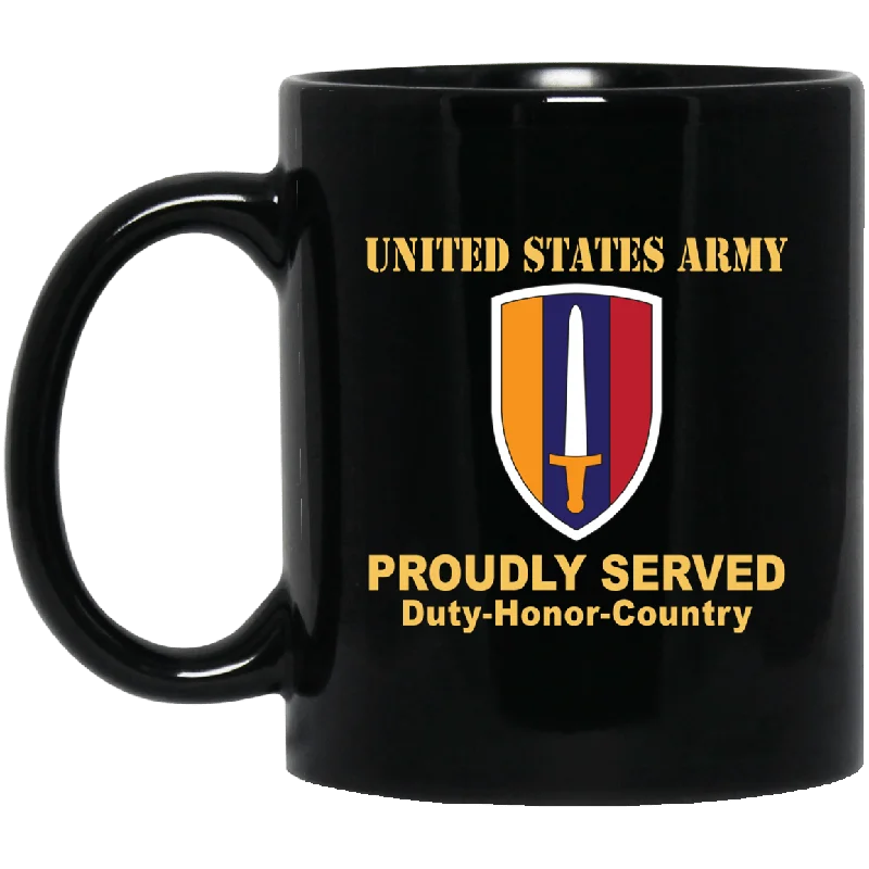 unique coffee mugs for gift giving-U.S. ARMY VIETNAM- 11 oz - 15 oz Black Mug