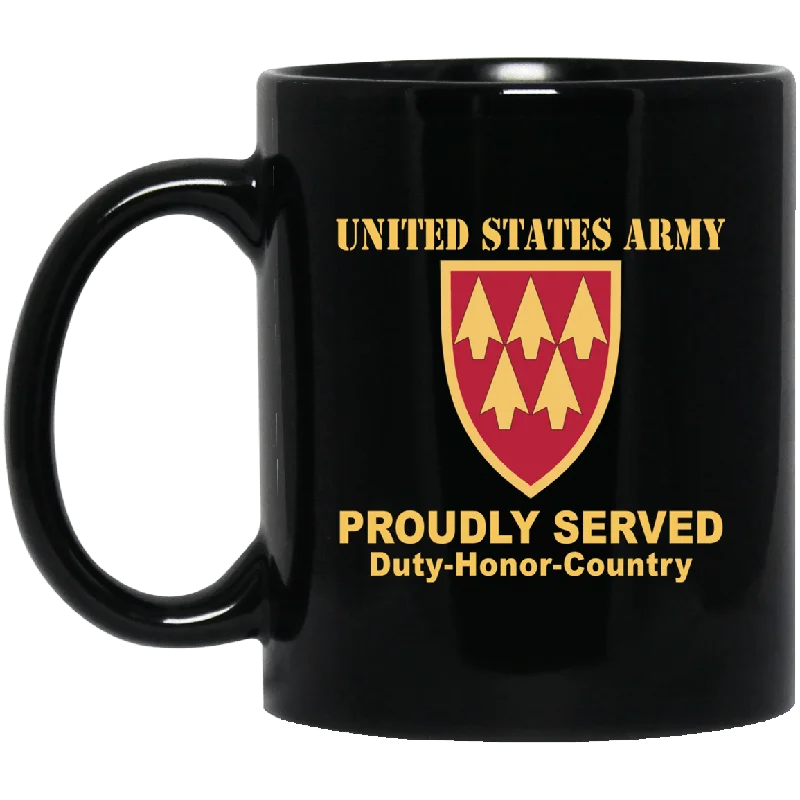 personalized photo mugs for Christmas-US ARMY 32ND AIR AND MISSILE DEFENSE COMMAND - 11 oz - 15 oz Black Mug