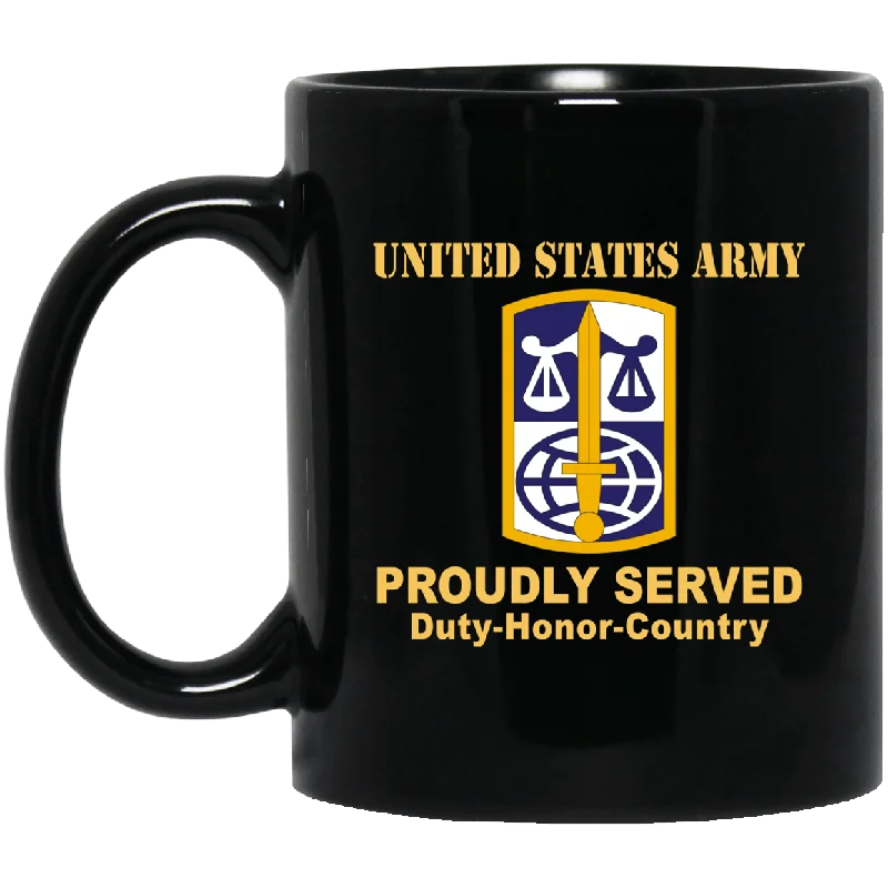 trendy coffee cups with funny sayings-US ARMY CSIB LEGAL SERVICES AGENCY- 11 oz - 15 oz Black Mug