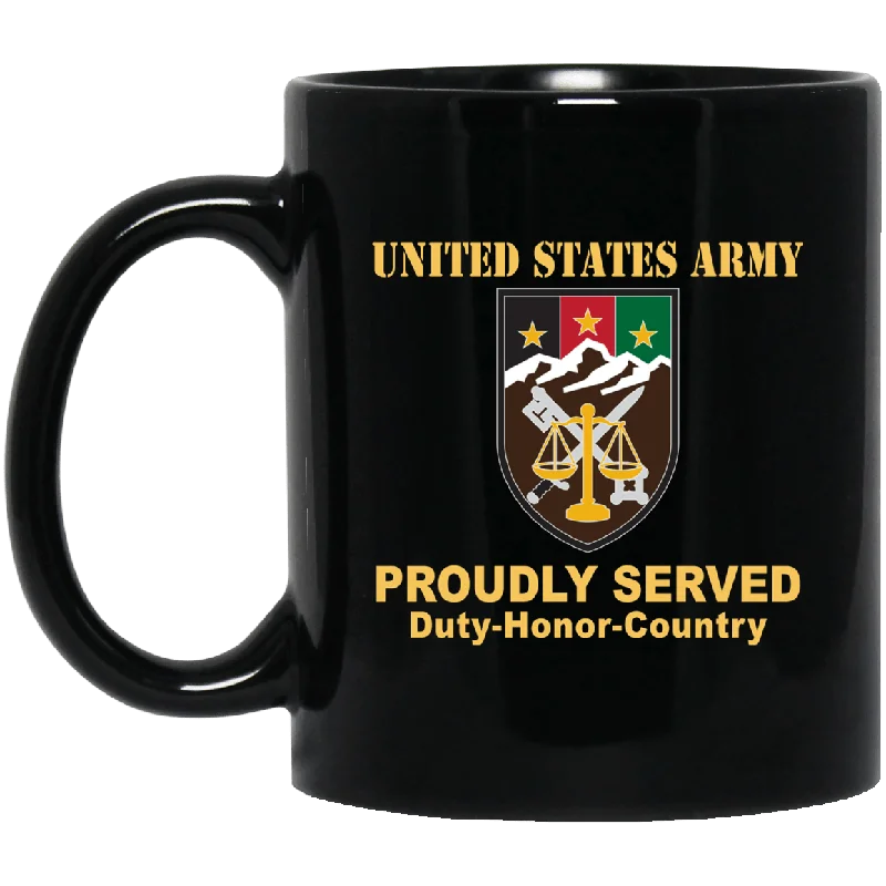 best mugs for coffee addicts-US ARMY CSIB UNITED STATES ARMY ELEMENT COMBINED JOINT INTERAGENCY TASK FORCE 435- 11 oz - 15 oz Black Mug