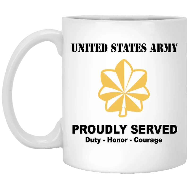 large travel mugs with handles for coffee-US Army O-4 Major O4 MAJ Field Officer Ranks White Coffee Mug - Stainless Travel Mug