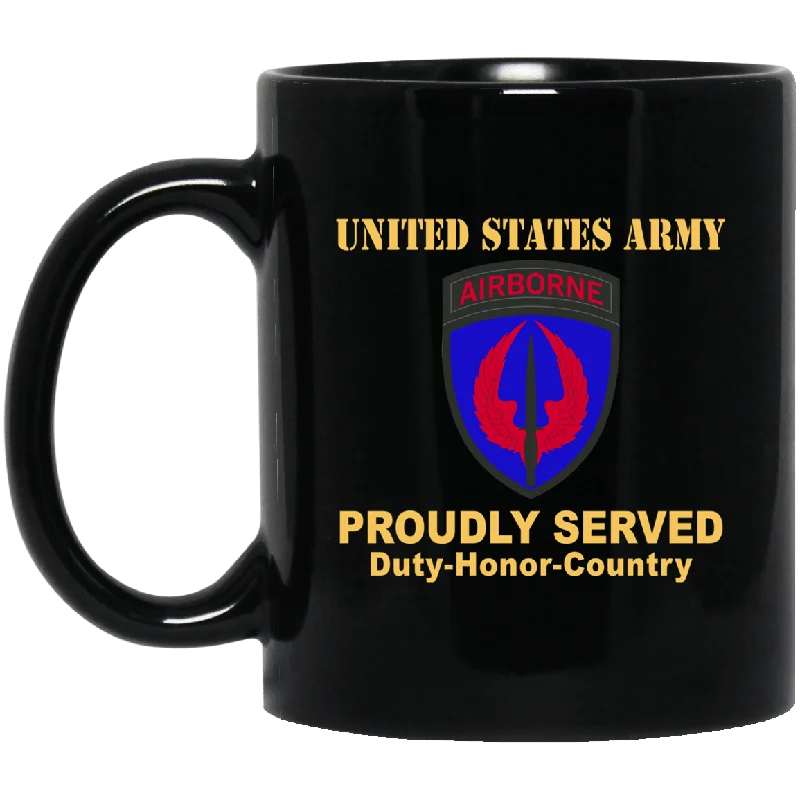 cute mugs with animal prints-US ARMY SPECIAL OPERATIONS AVIATION COMMAND- 11 oz - 15 oz Black Mug