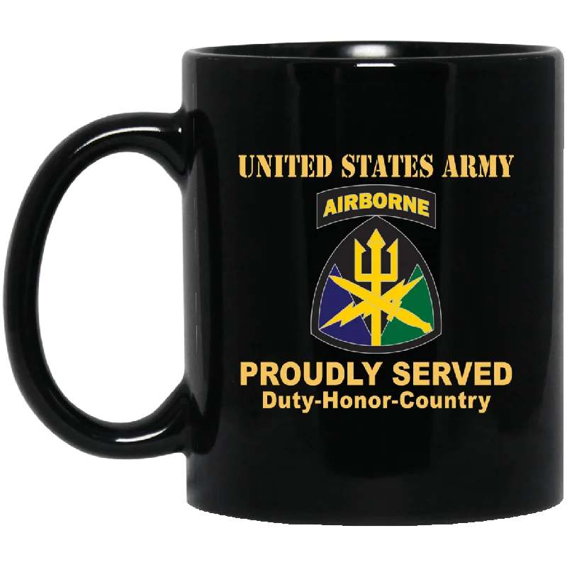 cute coffee cups for home kitchen-US ARMY SPECIAL OPERATIONS COMMAND JOINT FORCES- 11 oz - 15 oz Black Mug