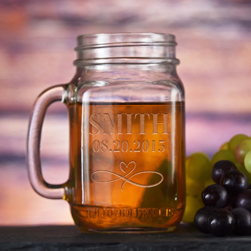 reusable mugs for tea lovers-Wedding Favors Mason Jar