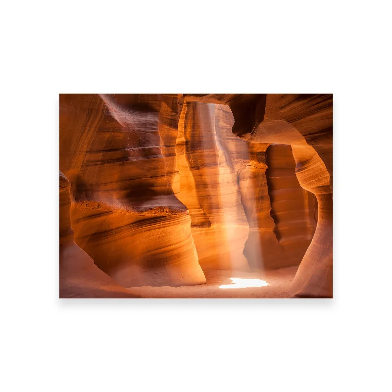 large black and white canvas prints-Antelope Canyon Gorgeous Lightbeam