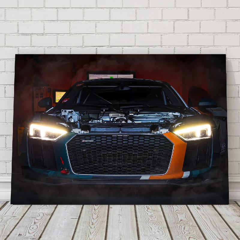 oversized cityscape prints for wall-Audi R8 Racing