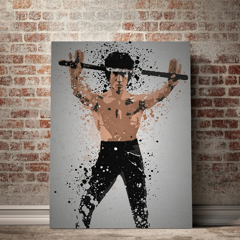 modern tropical wall art-Enter The Dragon