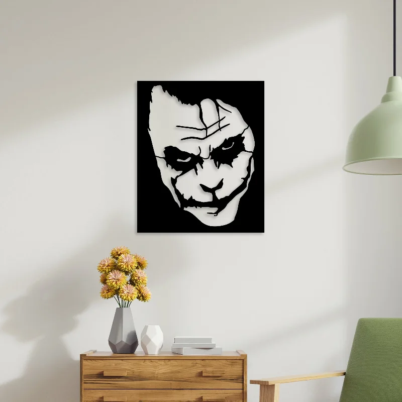 creative vintage art prints-Heath Ledger Metal Wall Art