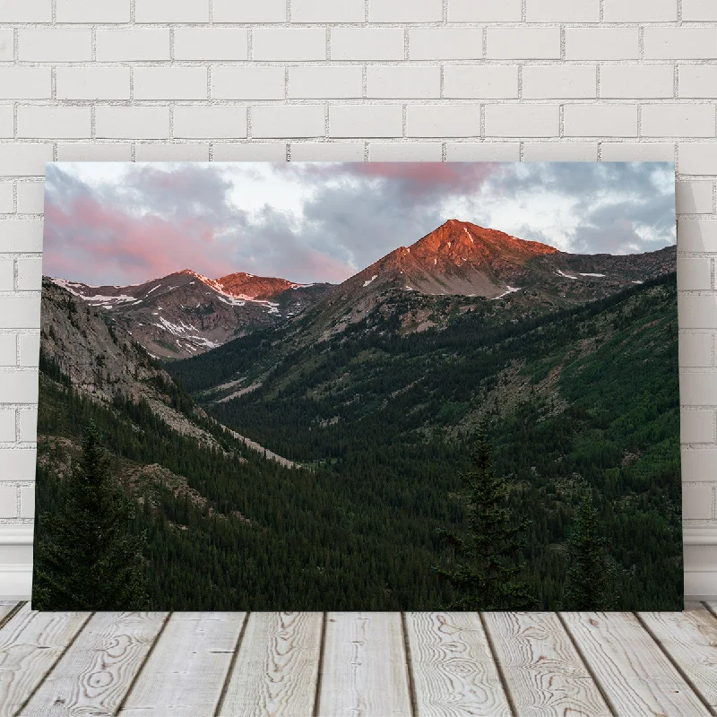 geometric framed art prints-Huron Peak