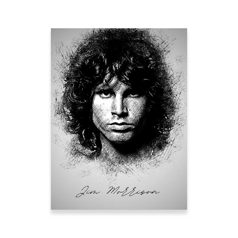 modern landscape wall decor for home-Jim Morrison