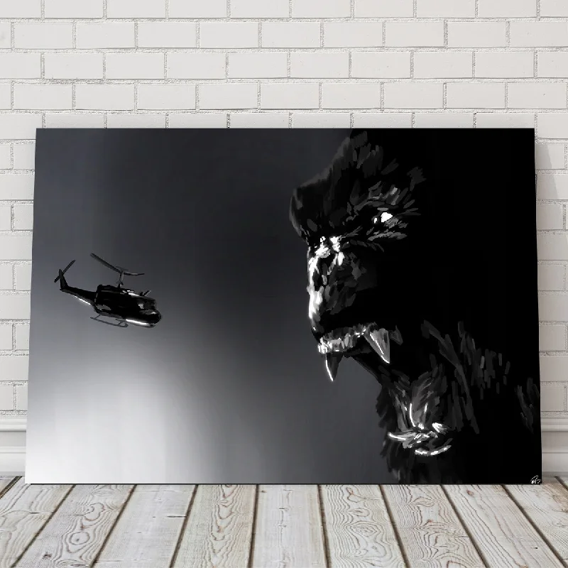 modern tropical wall art-Kong