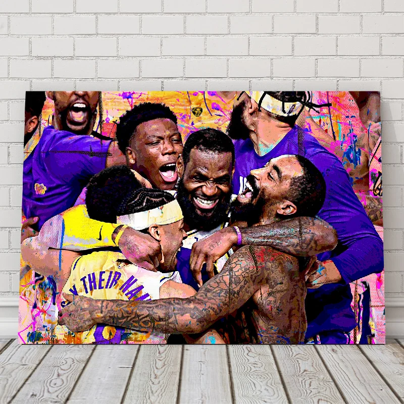 oversized geometric prints-LA Celebration Canvas Set