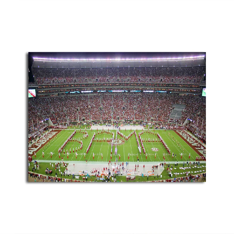 geometric botanical wall art-Million Dollar Band - Bryant Denny Stadium