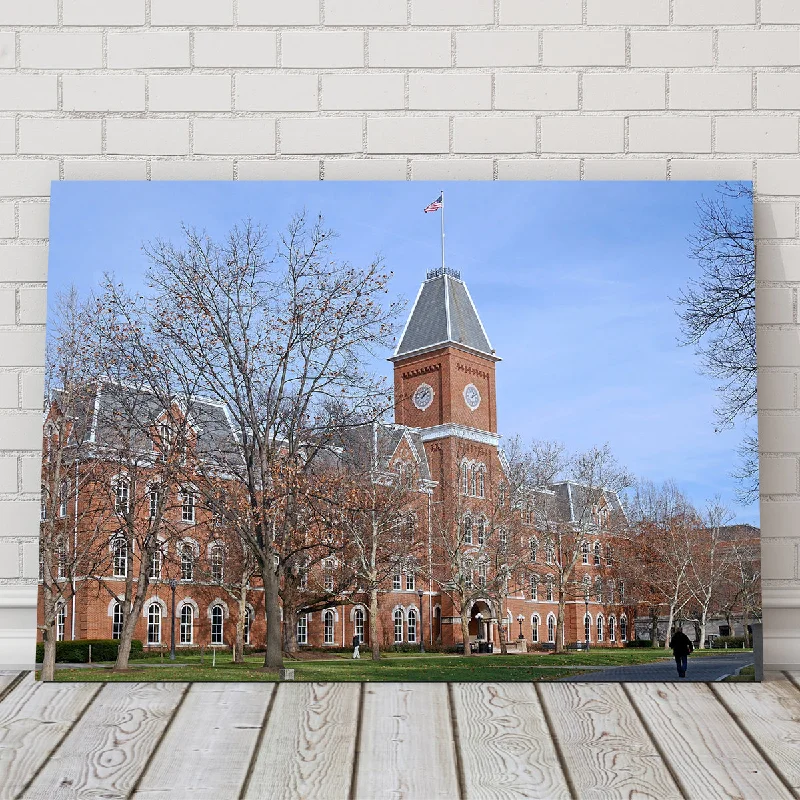 nature themed wall prints-Ohio State University Hall