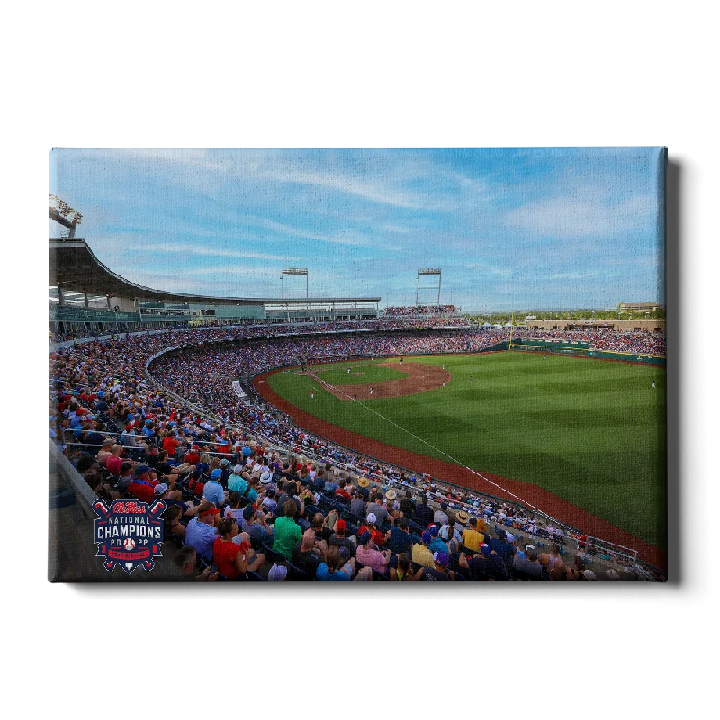 modern cityscape wall decor-Ole Miss Rebels - CWS Game Day