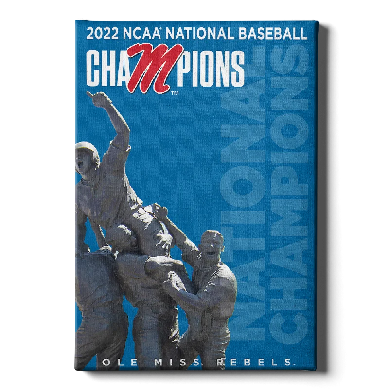 inspirational landscape wall prints-Ole Miss Rebels - National Baseball Champions Ole Miss