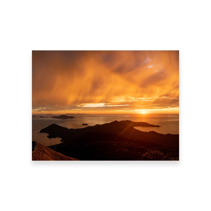 modern tropical wall art-Parrot's Peak Ilha Grande Brazil