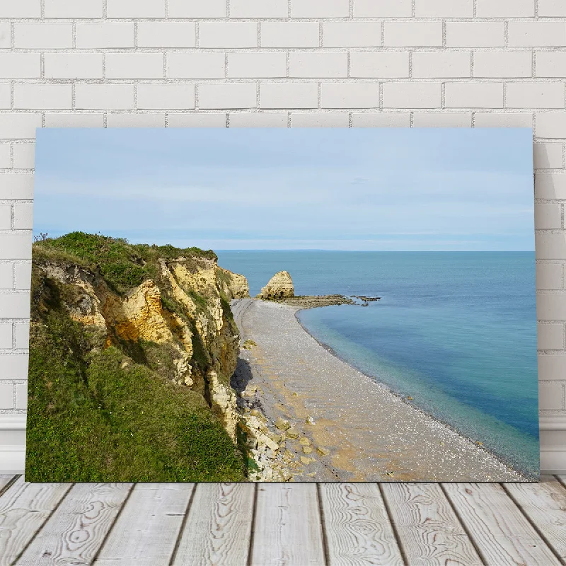 oversized pop art wall paintings-Pointe du Hoc Bluffs