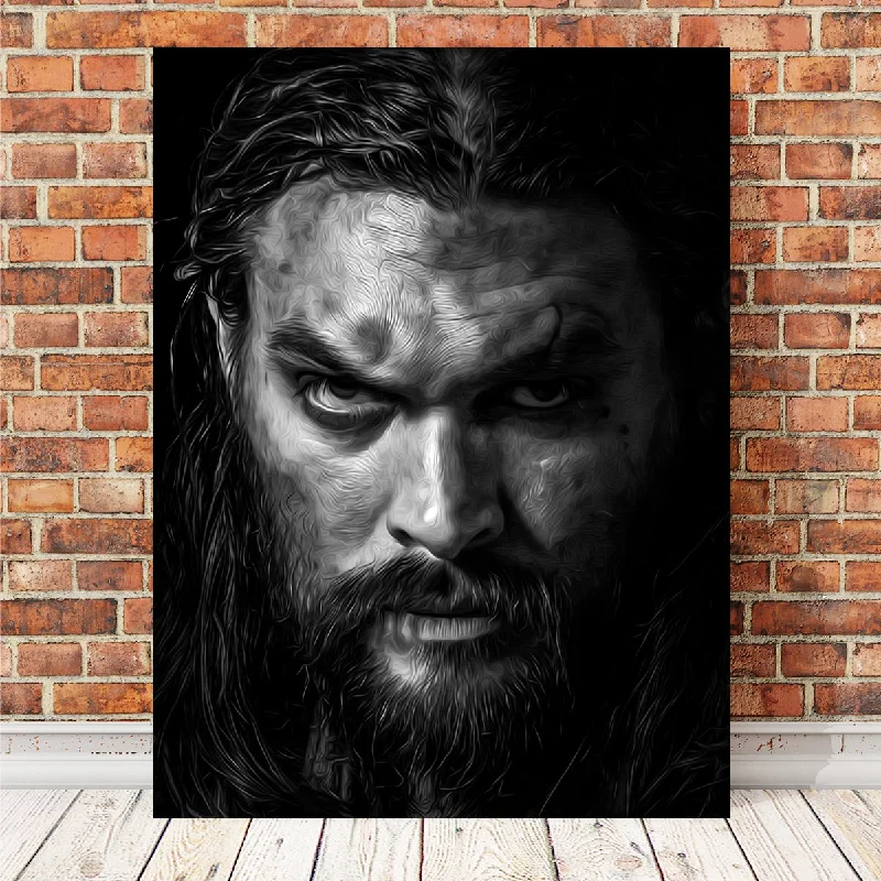 contemporary art canvas prints-Portrait Frontier