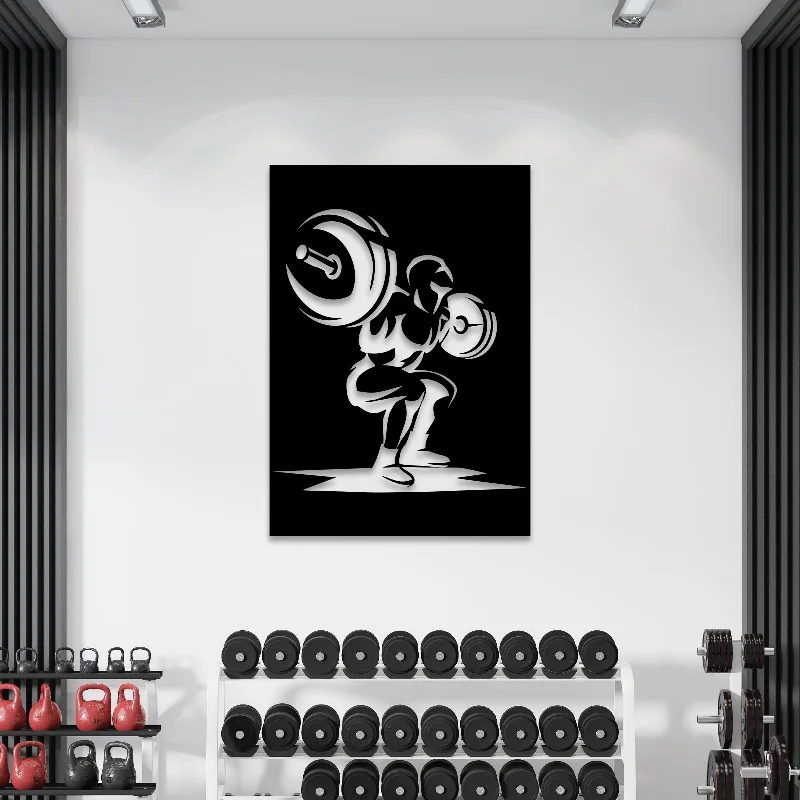 urban cityscape art prints-Power Lifting Metal Wall Art