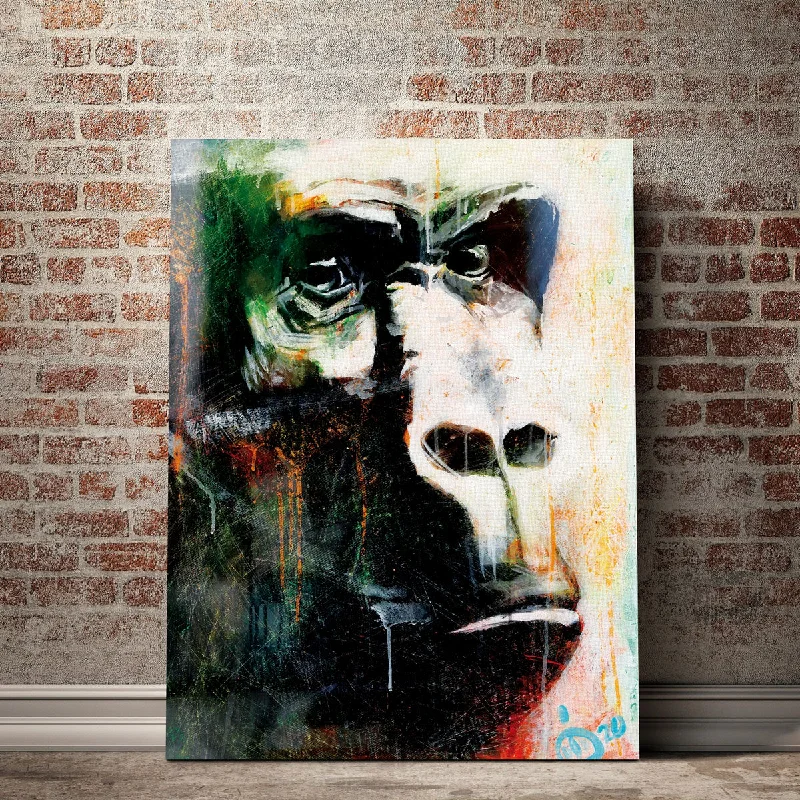 tropical nature wall paintings-Primate 3