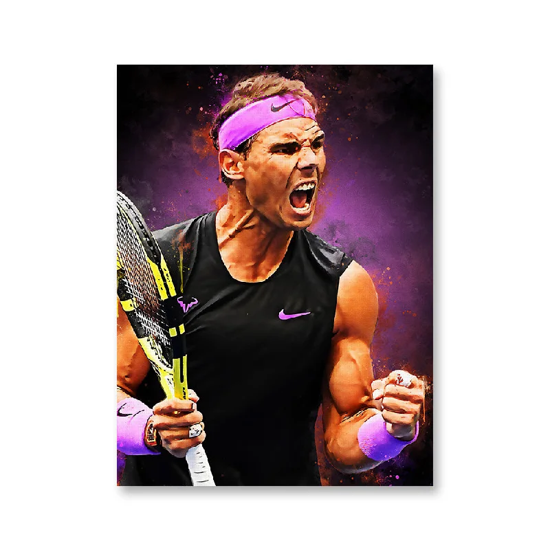 modern large canvas wall art-Rafael Nadal