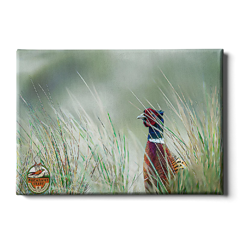 tropical botanical prints for bedroom-South Dakota State Jackrabbits - Pheasant State Oil Painting