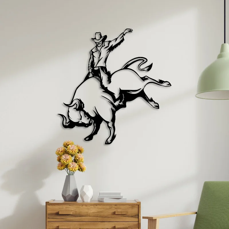 inspirational framed wall art-Spanish Bull Fight Metal Wall Art