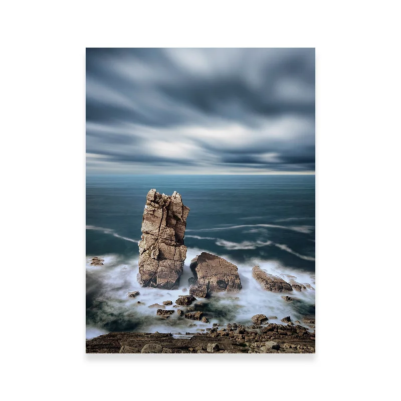 coastal art prints for bedroom-Spanish Coastline