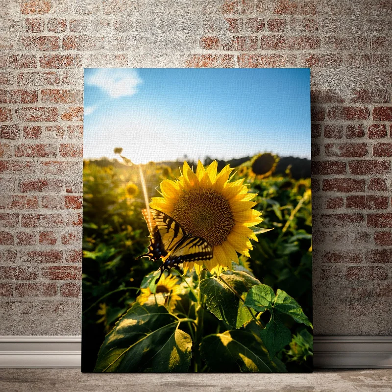 large art prints for kitchen wall-Sunflower Love