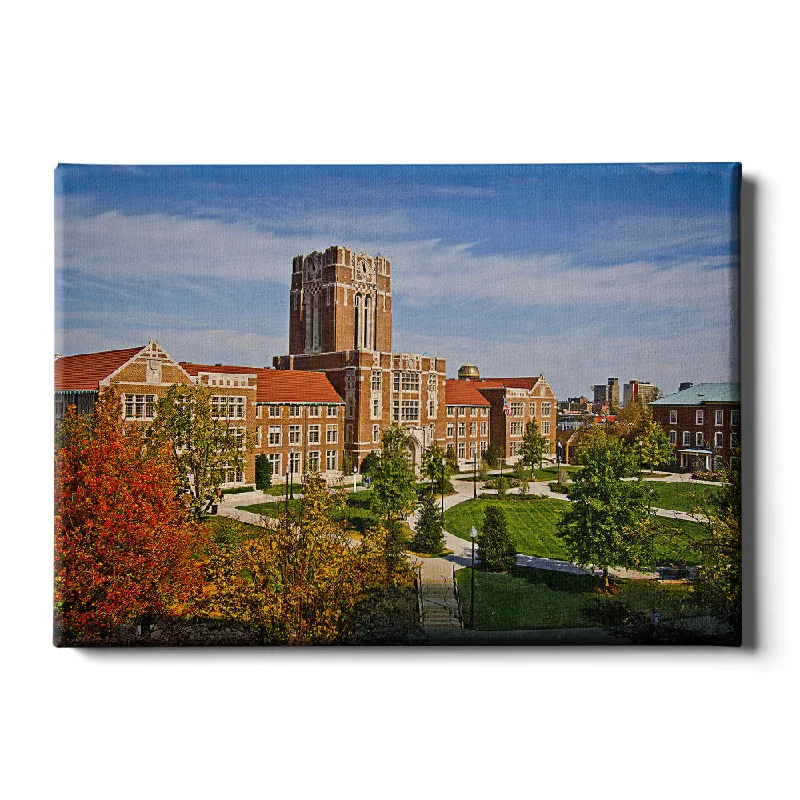 retro cityscape canvas art-Tennessee Volunteers - Ayres Aerial