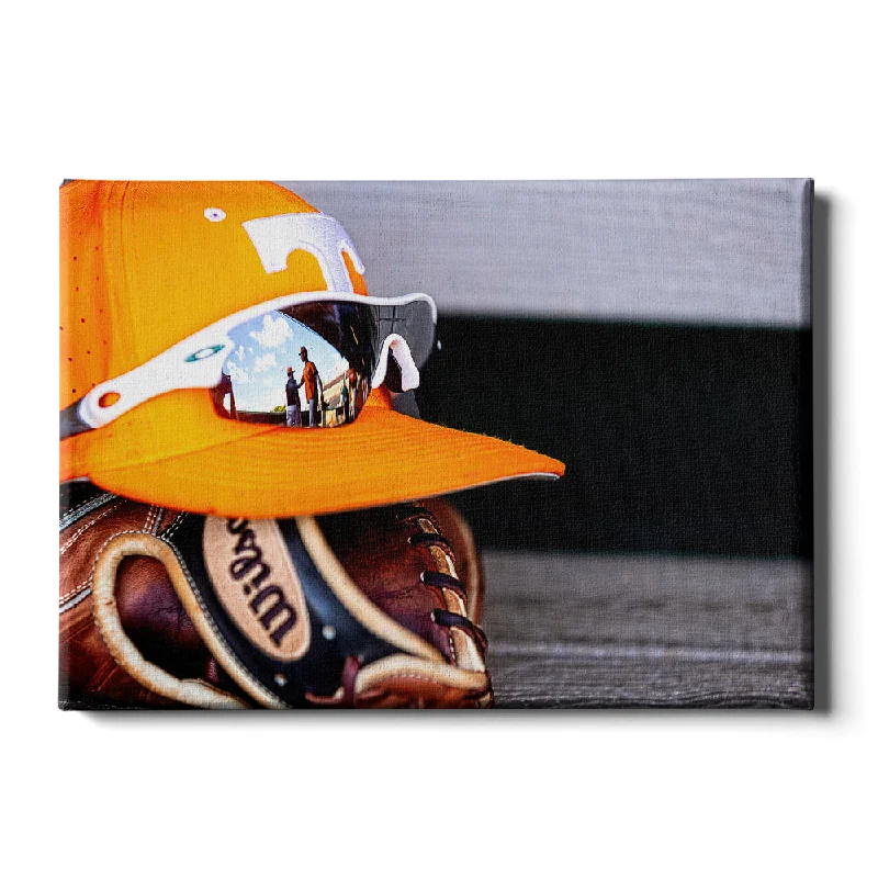 modern tropical canvas art for wall-Tennessee Volunteers - Play Ball