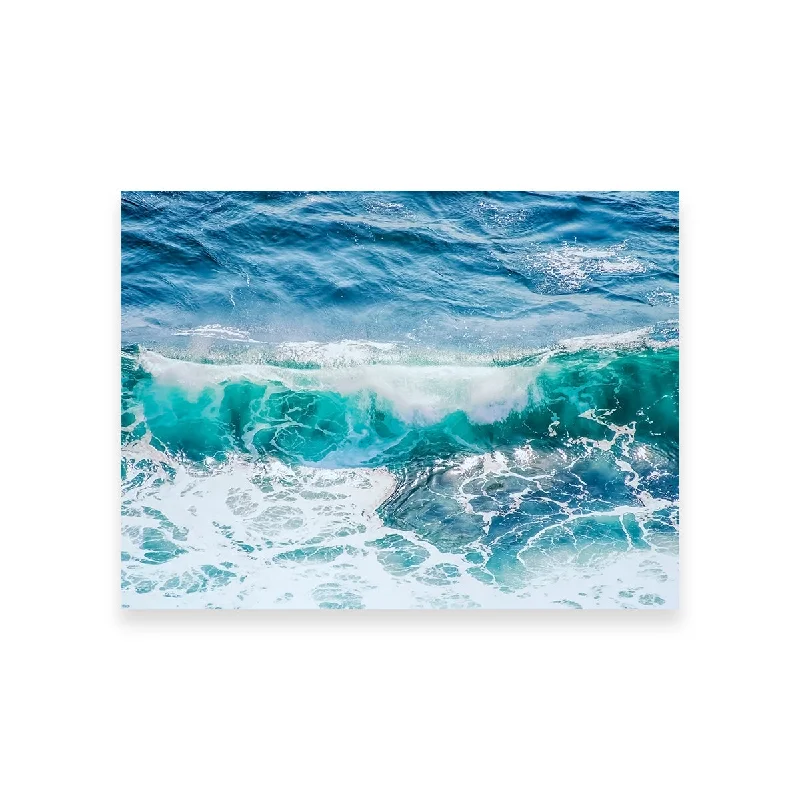 oversized nature wall prints for living room-The Wave