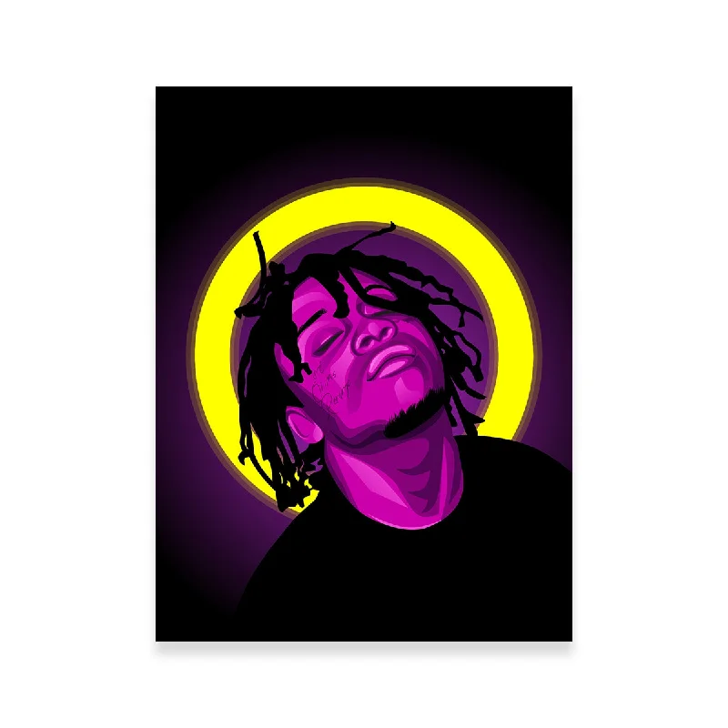 framed geometric wall paintings-Trippie Redd