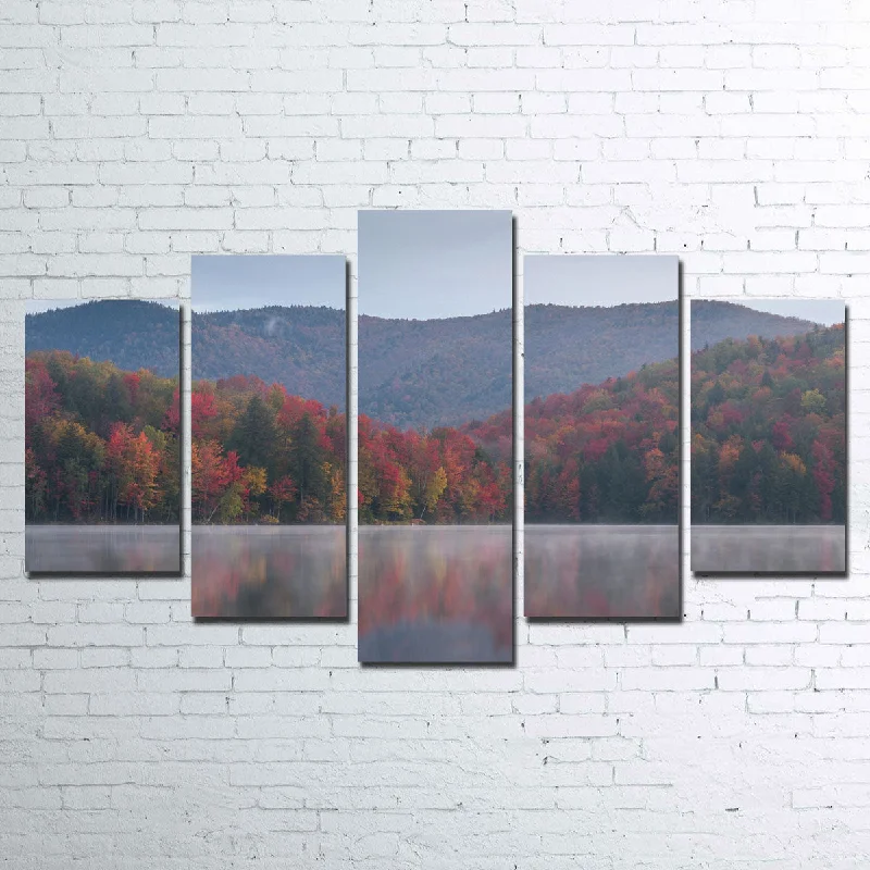 modern minimalist art for living room-Vermont Colors Canvas Set