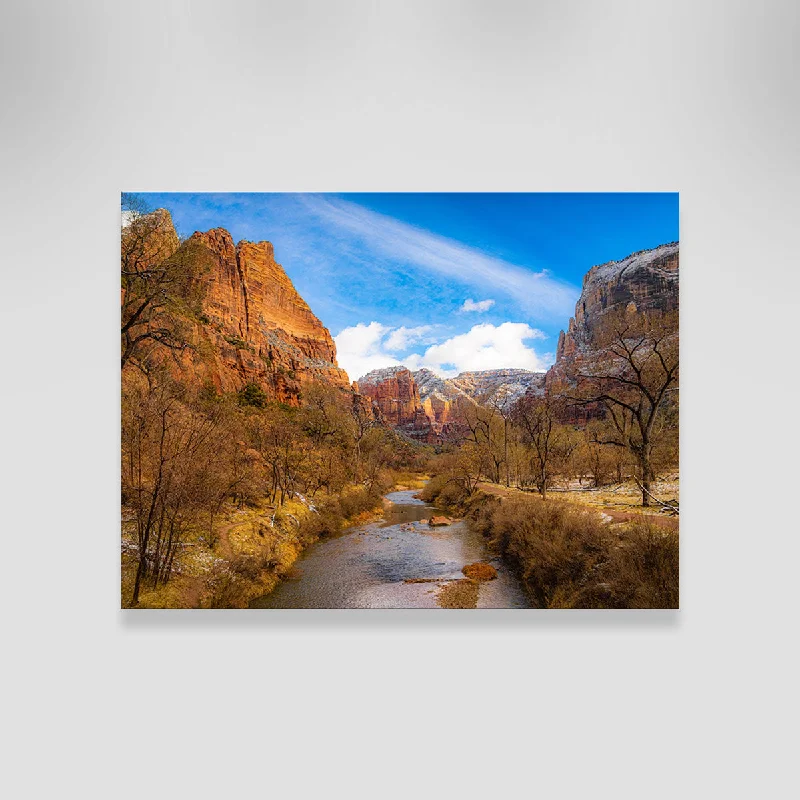 creative tropical wall paintings-Virgin River To Angels Landing