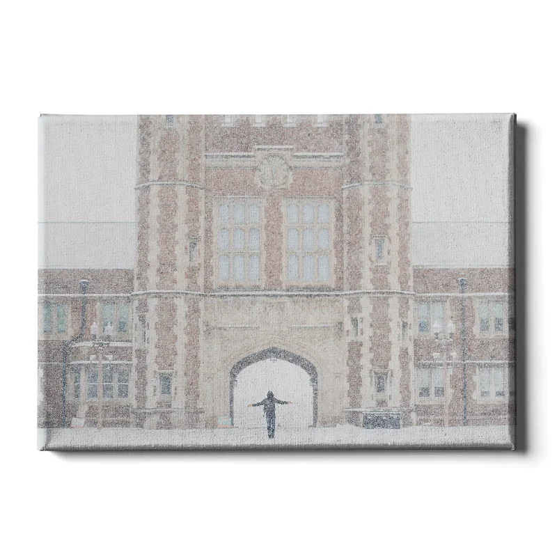 modern photography prints-WashU - Brookings Winter Snow