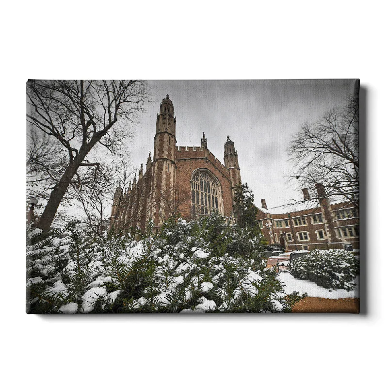 large framed coastal prints-WashU - Graham Chapel Winter